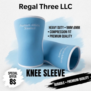 <b>Gym</b> Workout Weightlifting <b>Knee</b> <b>Sleeves</b> Heavy Support 9MM Neoprene Trainer <b>Knee</b> <b>Sleeves</b> Unisex Push Up 7MM <b>Knee</b> <b>Sleeve</b> - Product Image 1