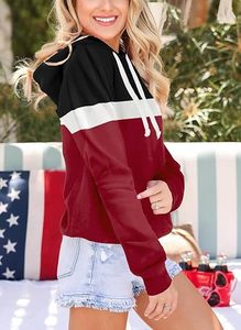 Hiver 2026 Sweat-shirts à capuche pour femmes personnalisés en polaire épaisse, coupe oversize, unisexe, style vintage, avec impression en relief cristalline sur le devant - Product Image 4