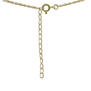 Collar de Plata de Ley 925 con Topacio Azul para Mujer, Chapado en Oro, Corte Ovalado, Joyería Minimalista - Product Image 2