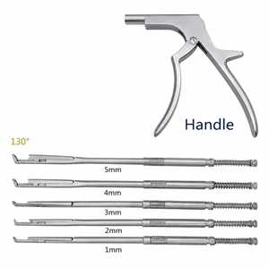 ชุดเครื่องมือผ่าตัดกระดูกสันหลังแบบหมุนได้ SALAAR INDUSTRY Interlaminar Kerrison Rotating Rongeur ทำจากสแตนเลส รุ่น SI--4566 คู่มือการใช้งาน CE - Product Image 1