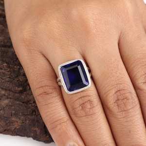 Anillo de Rubelita Rosa con Corte Marquesa, Plata de Ley 925, Hecho a Mano, Estilo Vintage, con Certificado IGI, para Mujeres, Niñas y Unisex - Product Image 6