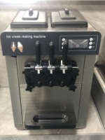 BLG 3-Outlet Automatische Desktop Melk Softijsmachine RVS Conditie Restaurant Foodtruck IJsmachine