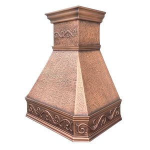 Impresionante Campana Extractora de Cobre Diseñada con Encanto Rústico, Acabado Artesanal Premium, Sistema Eficiente de Extracción de Humo para Cocina - Product Image 3