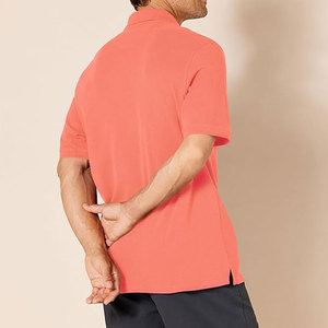 เสื้อยืดโปโลผู้ชายสไตล์วินเทจแห้งเร็วโลโก้โอเวอร์ไซซ์ออกแบบได้เองลายพื้นเป็นมิตรต่อสิ่งแวดล้อมสำหรับฟุตบอล - Product Image 2