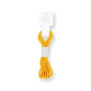 Cordón Trenzado Amarillo Ilan de 5mmx4M para Manualidades y Costura - Product Image 2