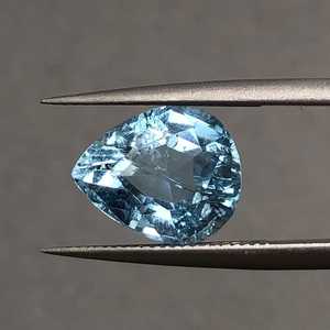 Aguamarina Natural Certificada Sin Calentar, Corte Pera, Azul Cielo, Gema Suelta, Piedra de Nacimiento de Marzo, Para Fabricación de Joyas, Proveedor Mayorista ZUBEDA - Product Image 5
