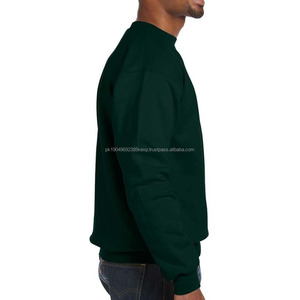 Premium Oversized Men Pullover Sudadera 100% Algodón Fleece Hombres Sudaderas Cuello redondo Custom Logo Basics Sudaderas - Product Image 5