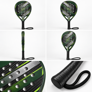 Raquette de padel en fibre de carbone 3K/12K/18K, design personnalisé, professionnelle, légère, avec grip antidérapant, ajustement universel, en vente - Product Image 4