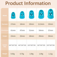 Soft Silicone Guitar Finger Protectors Anti-Pain Breathable Anti-Slip Beginner String Instrument Practice 10 Pcs