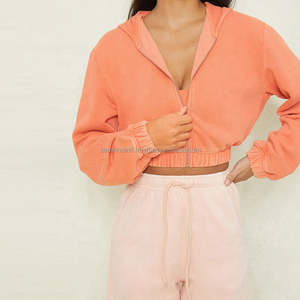 Sweat à capuche personnalisé pour femmes, pull à capuche avec manches longues, tenues décontractées de jogging à fermeture éclair pour l'hiver - Product Image 4