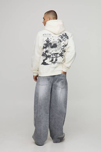 Sweat-shirt à capuche tendance entièrement personnalisé pour homme et femme, printemps, automne, hiver, mode, doux, uni, teint, 100% coton, polaire écologique - Product Image 5