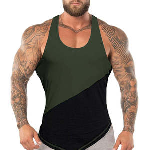 Camiseta sin mangas para hombre de alta calidad, 100% algodón, corte ajustado, para gimnasio, fitness, running, transpirable y cómoda. - Product Image 3