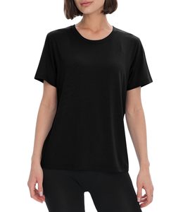 Nouveau short décontracté d'été pour femme en fibre de bambou tissée écologique, coupe ample à revers, couleur unie, en promotion - Product Image 1