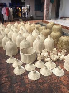 โคมไฟระย้า/โคมไฟหวายจากไม้ไผ่สไตล์โบฮีเมียนธรรมชาติสำหรับงานเลี้ยงกลางแจ้งงานแต่งงานร้านอาหาร - Product Image 6