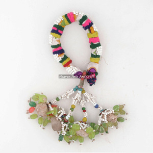 Rare Wholesale Price New Cotton Vintage Handmade Cotton Banjara <b>Tassels</b> Tussles Bohemian Beaded Bracelets Banjara Charm Bracelet - Product Image 4