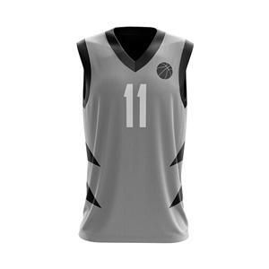 Camiseta de Baloncesto Personalizable con Cuello en V, Sin Mangas, Número 11, Malla Transpirable de Secado Rápido, 100% Poliéster, Unisex para Adultos - Product Image 6