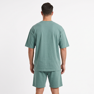 Tenues d'été personnalisées en 2 pièces, ensemble t-shirt et short surdimensionné, ensemble t-shirt et short pour hommes - Product Image 3