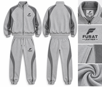 Ensemble de survêtement 2 pièces pour homme, bleu marine, imprimé strass, satin brillant, polyester/coton, écologique, léger, hiver, séchage rapide