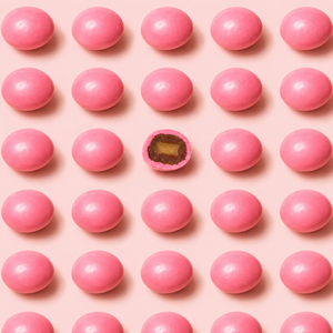 Pink <b>Chocolates</b> And Sweets With Guava Fruits Crafted For <b>Chocolate</b> Wholesale Importers In Custom Box - Product Image 1