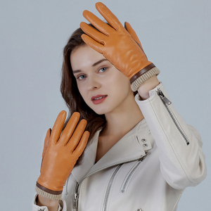 Gants d'hiver pour hommes en cuir de couleur personnalisée de haute qualité, gants de ski fonctionnels imperméables et chauds, OEM/ODM personnalisés - Product Image 5