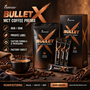 กาแฟคีโตสำเร็จรูป MCT พลังงานสูง น้ำตาลต่ำ ควบคุมน้ำหนัก กาแฟพร้อมชงสำเร็จรูป รับผลิตแบบ OEM แบรนด์ส่วนตัว มาเลเซีย - Product Image 1
