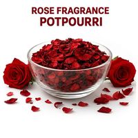 Potpourri Mawar Alami Buatan Tangan Ramah Lingkungan Premium Kelopak Bunga Kering Aroma Tahan Lama untuk Dekorasi Rumah