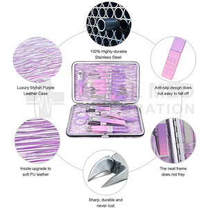Kit de podologie à domicile de haute qualité certifié CE, 6 instruments en acier inoxydable allemand, nouvelle arrivée, ensemble de manucure et pédicure, étui en cuir - Product Image 3