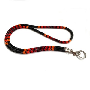 Fashion Beaded Lanyard For <b>ID</b> Badge <b>Holder</b> Necklace Unique Seed Beads Embroidery Lanyard Keychain Strap - Product Image 1