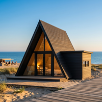 Eco Bamboo Valley Lodge, développement résidentiel durable, structure modulaire, maison à ossature S410, structure en acier léger, villa, hôtel