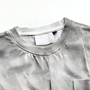 Trending Custom Sun Faded Panel Men T Shirt Premium Quality 100% Cotton Fabric Casual Street Style New Trend T Shirt For Unisex - Product Image 3