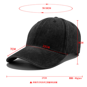 Wholesale Street Style Vintage Distressed Dad Hat <b>Baseball</b> <b>Cap</b> Cotton Washed Common Fabric Washed Cotton <b>Baseball</b> <b>Caps</b> - Product Image 4