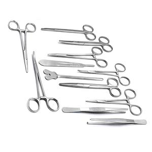 High Quality Minor Surgery <b>Instruments</b> Set of 13 Pcs with Sterilization Box Stainless Steel <b>Veterinary</b> <b>Surgical</b> <b>Instruments</b> Kit - Product Image 6