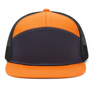 Gorra Trucker de Malla de 7 Paneles para Hombre y Mujer - Gorra Clásica Ajustable con Cierre a Presión - Gorra Deportiva para Correr - Product Image 1