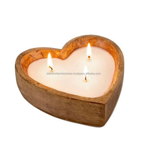 Bougeoir artisanal en résine robuste et attrayant avec bougie en bois modèle 3D pour parfum d'ambiance Base époxy pour tenir des bougies - Product Image 6