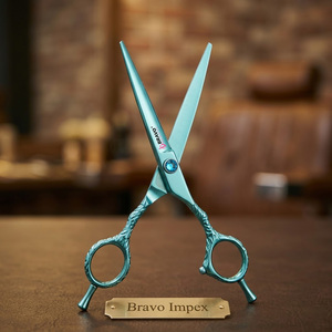Professional <b>Barber</b> Hairdressing Scissors Stainless Steel Convex Edge Salon Hair Cutting Shears Tool Precision <b>Set</b> Kit 6-Inch - Product Image 1