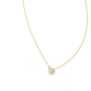 Vente en gros de collier carré en argent S925 avec pierres précieuses, émeraude, bijoux fins pour femmes - Product Image 6