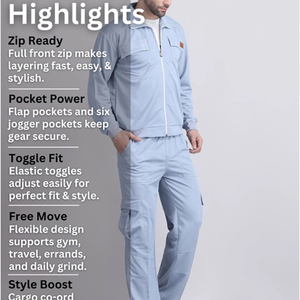<b>Men's</b> Casual Tracksuits Long Sleeve Jogging Suits Sweatshirt Sets <b>Track</b> <b>Jackets</b> and Pants 2 Piece Sportswear Slim Fit Tracksuits - Product Image 5