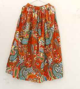 เสื้อผ้าผู้หญิง 2025 ฤดูร้อน แฟชั่นใหม่ กระโปรงผ้าฝ้าย กระโปรงทรงเรโทร เอวสูง สไตล์ลำลอง เซ็กซี่ กระโปรงผู้หญิง - Product Image 2