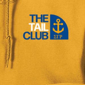 Sweat à capuche brodé Sigma Gamma Rho pour femme, collection Club Series – Pull molletonné personnalisé pour sororité grecque, style décontracté streetwear - Product Image 3