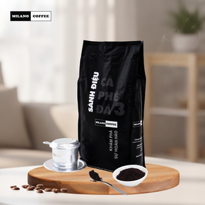 กาแฟมิลานอ ยูราบิค เบลนด์ ซานดิว คั่วบด เบอร์ 3 อาราบิก้า ดาร์ก แบ็ก - Product Image 5