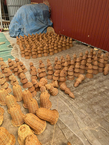 Export Quality Handmade Rattan <b>Christmas</b> Ornaments Vietnam Manufacturer Rattan <b>Christmas</b> Ornaments For Winter Wedding Decor - Product Image 3