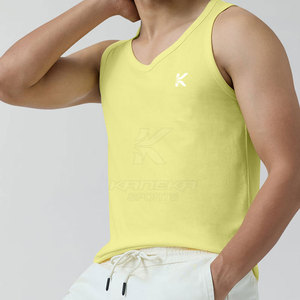 Débardeur tricoté de haute qualité avec logo personnalisé, couleur unie, confortable, décontracté, en polyester/coton respirant - Product Image 2
