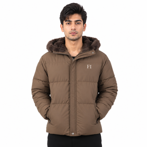 Custom Winter Padded <b>Coat</b> Hooded Quilted <b>Bubble</b> Men's Jackets Thick Warm Outerwear OEM Bulk Wholesale Casual Insulated Jacket - Product Image 1
