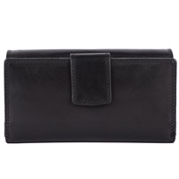 Pochette de luxe en cuir véritable vintage avec fermeture ouverte, protection RFID et capacité de 1L pour usage quotidien/soirée, prix export Inde