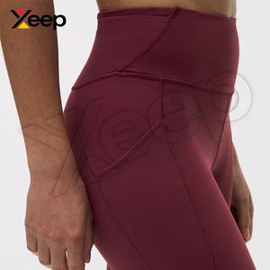 Leggings Deportivos para Mujer, Largos, Sólidos, Duraderos, Cintura Elástica, Modelo XC-WL-12, Transpirables, de Secado Rápido y Absorbentes de Sudor - Product Image 1