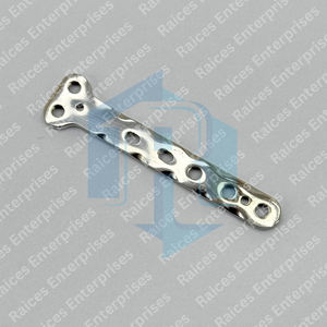 RAICES ENTERPRISES Placa de Bloqueo Ortopédica de 2.0mm, 2x5 Orificios, Acero Inoxidable, Certificación CE Clase II, Certificación ISO 13485, Veterinaria - Product Image 3