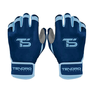 Guantes de Bateo Deportivos Tendro Azules con Diseño Acolchado para Entrenamiento Unisex Adulto con Cierre de Velcro - Product Image 1
