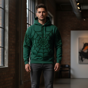 Sudadera con Capucha de Alta Calidad, Sudadera Personalizada con Estampado de Espuma, Chándales de Forro Polar para Hombre 555555, Proveedor de Ropa Urbana al por Mayor OEM - Product Image 5