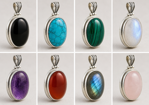 Pendentif en argent sterling naturel fait main de qualité supérieure, bijoux originaux en pierres précieuses, vente en gros, pour femme, meilleur prix, pierre de naissance mai - Product Image 3
