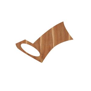Tabla de Cortar de Madera Hecha a Mano, Forma Rectangular, Acabado Natural, Diseño Impreso, Apta para Lavavajillas, 1.3 cm de Grosor, Hecha en India, Utensilios de Cocina - Product Image 2